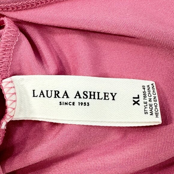 Laura Ashley Women's Size XL Panty Brief High Waist Pink New Without Tags - Picture 3 of 7